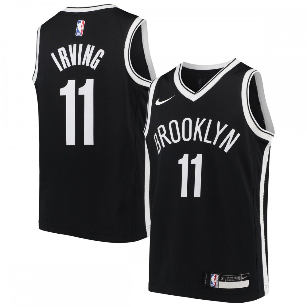 Kyrie Irving Brooklyn Nets Youth Swingman Jersey - Icon Edition - Black-Pro Kit Vault | Brand New 26/27 Sports Jerseys